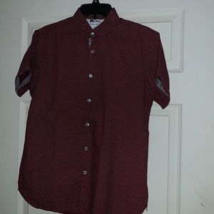 Young mans button down top